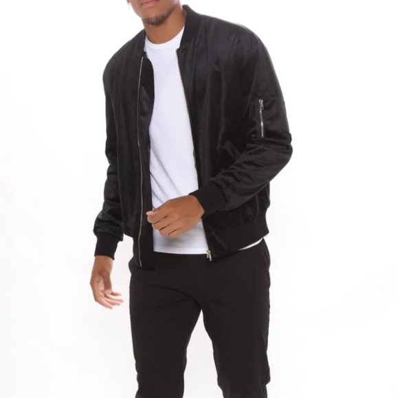 NWT Fashion Nova velour Mens jacket - Picture 2 of 7